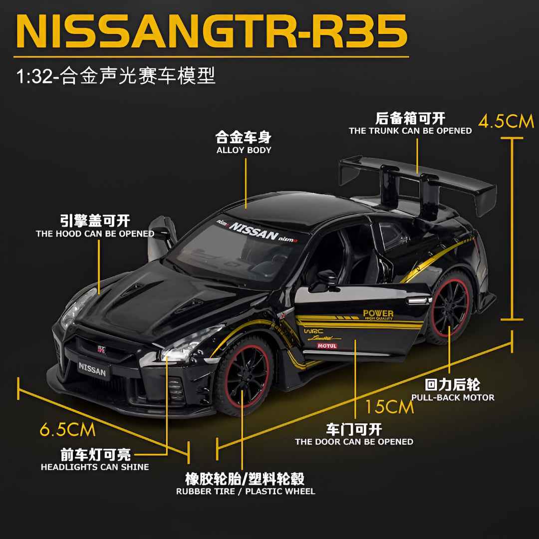 Nissan GT-R R35 Diecast 1:32