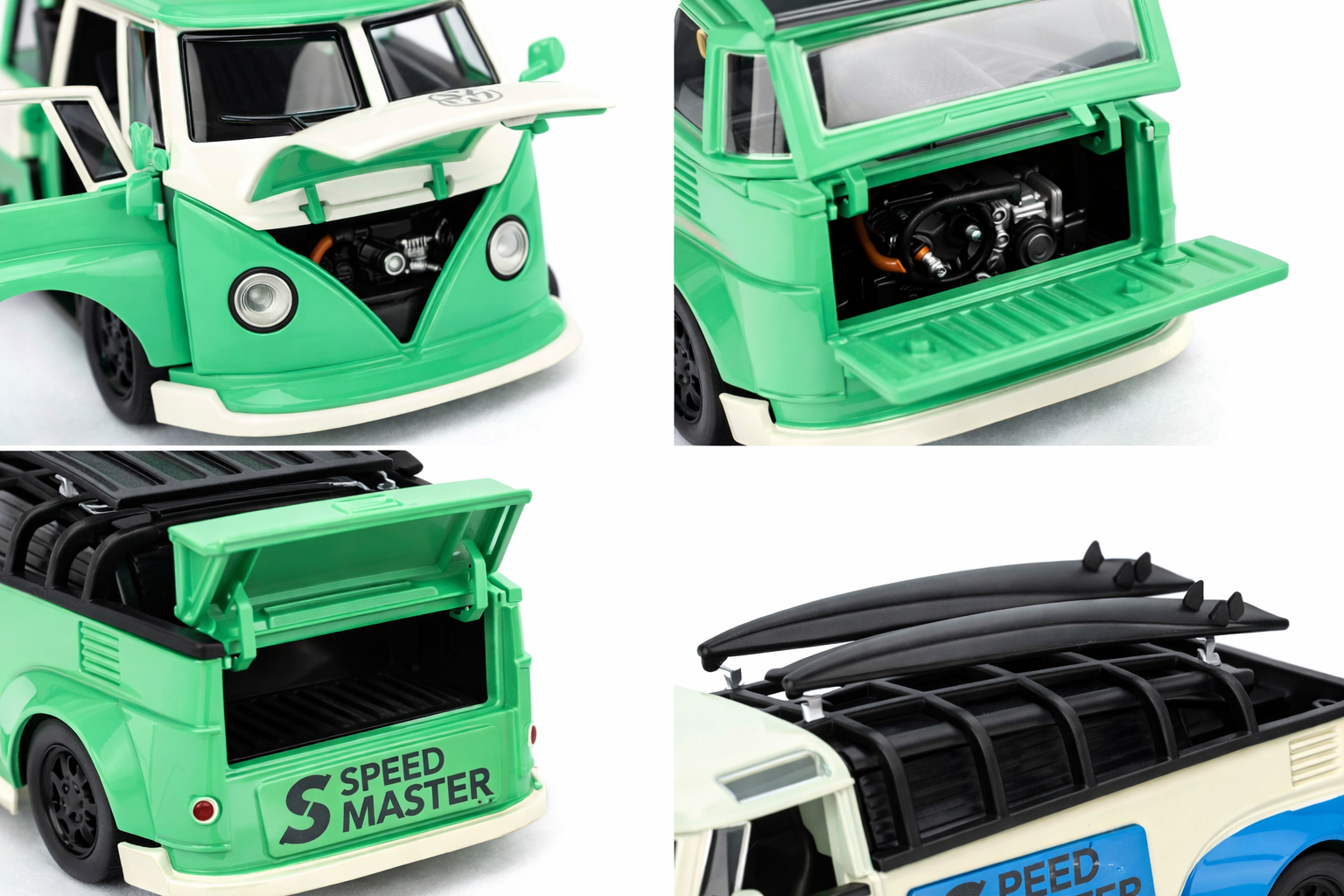 Volkswagen Camping Van 1-24-Precision Metal Model 1:24 Scale