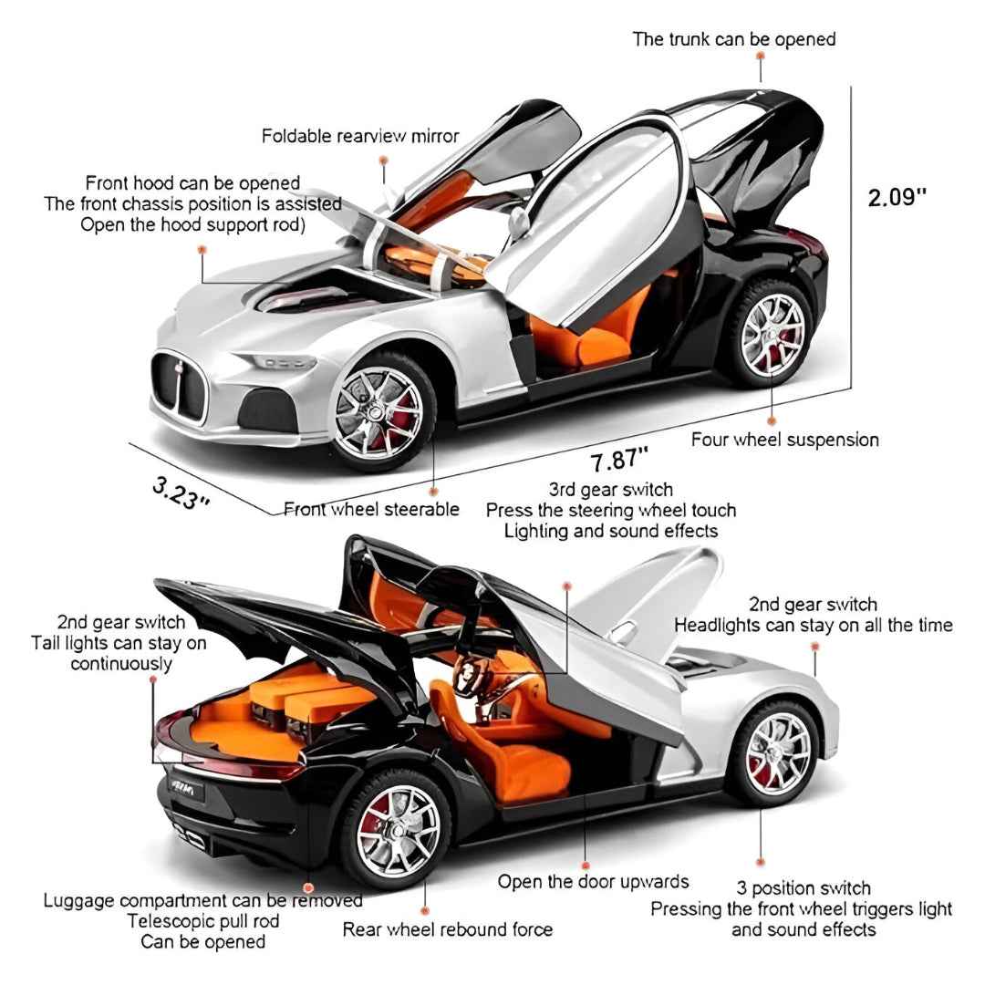 Bugatti La Voiture Noire 1:24 Scale Die-Cast Car
