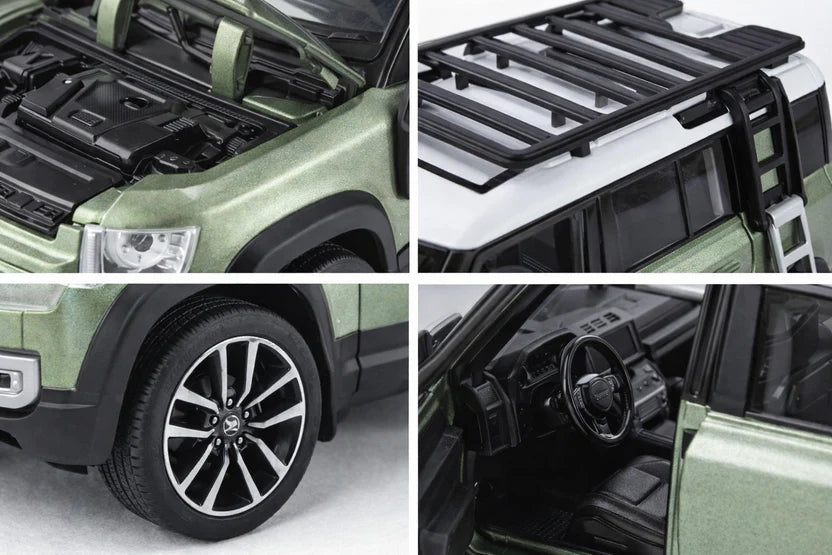 Land Rover Defender 110 Luxury Diecast Car - 1/24 Scale Precision Model