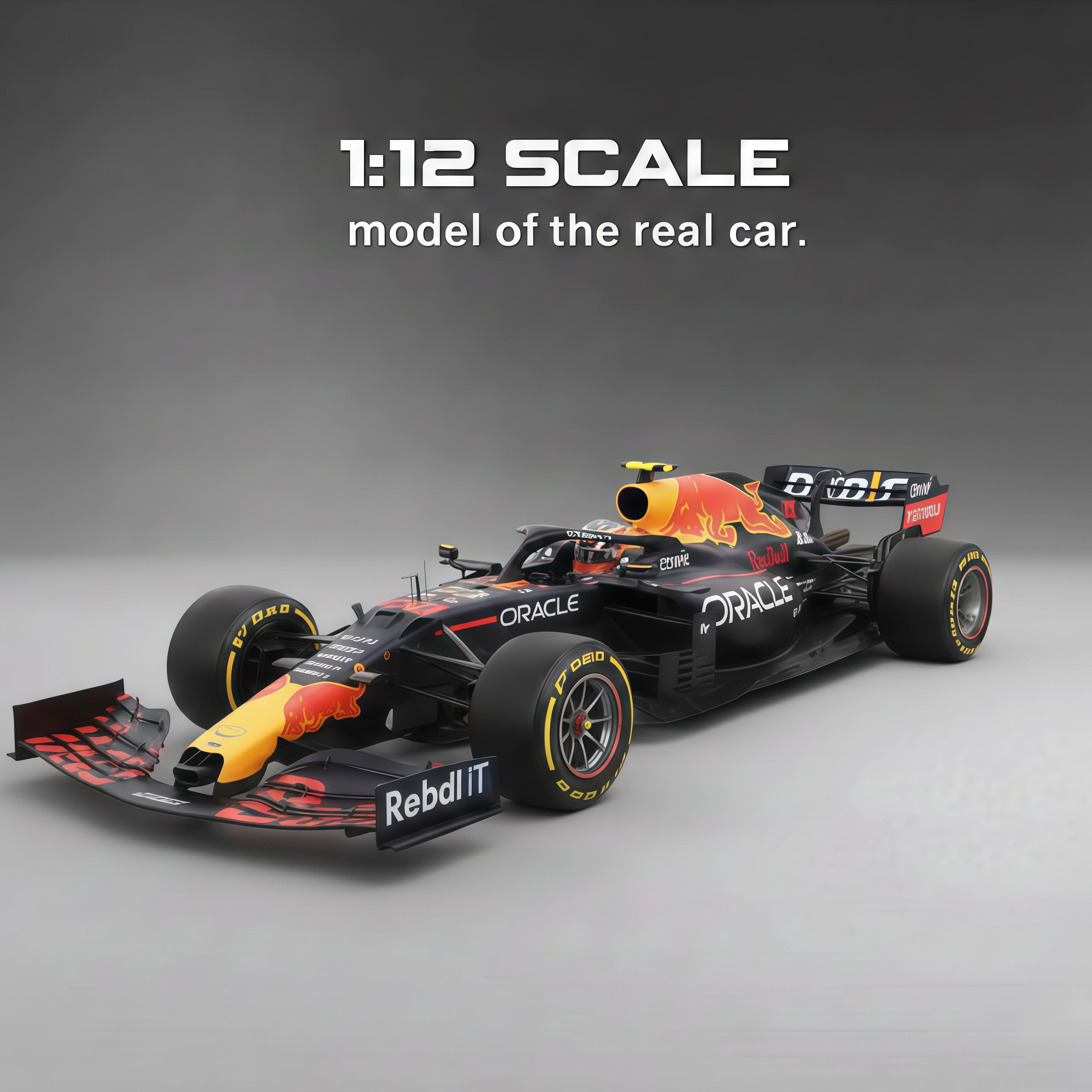 Rastar Authentic Red Bull Racing F1 Remote Control Car | 1:12 Scale Formula Racing Model | 2.4GHz