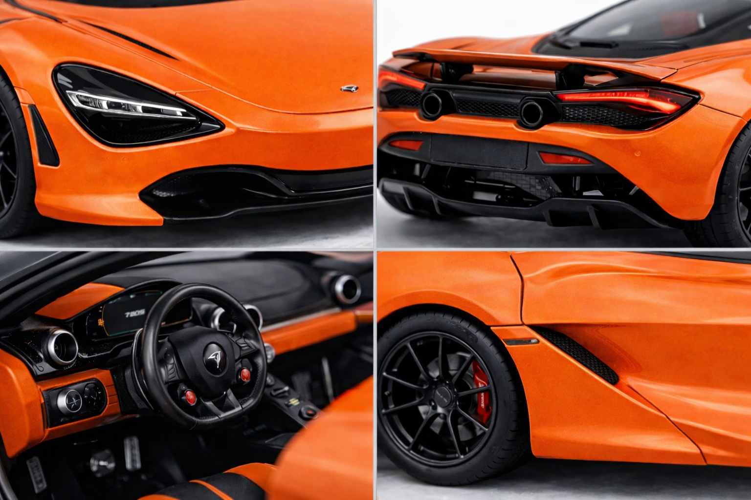 McLaren 720S Luxury Supercar Diecast – 1:24 Scale Precision Model