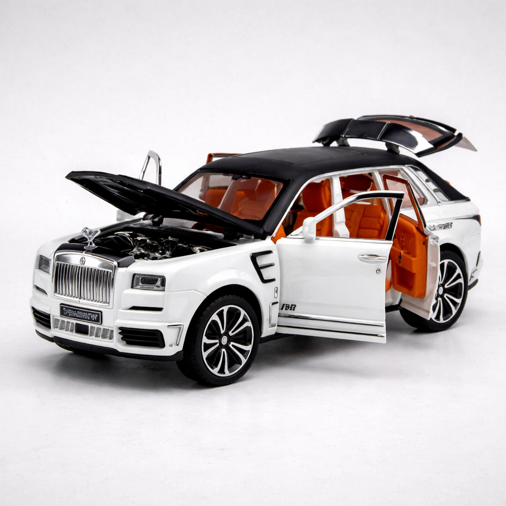 Rolls-Royce Cullinan 1:24 Diecast Model – Premium Metal Body