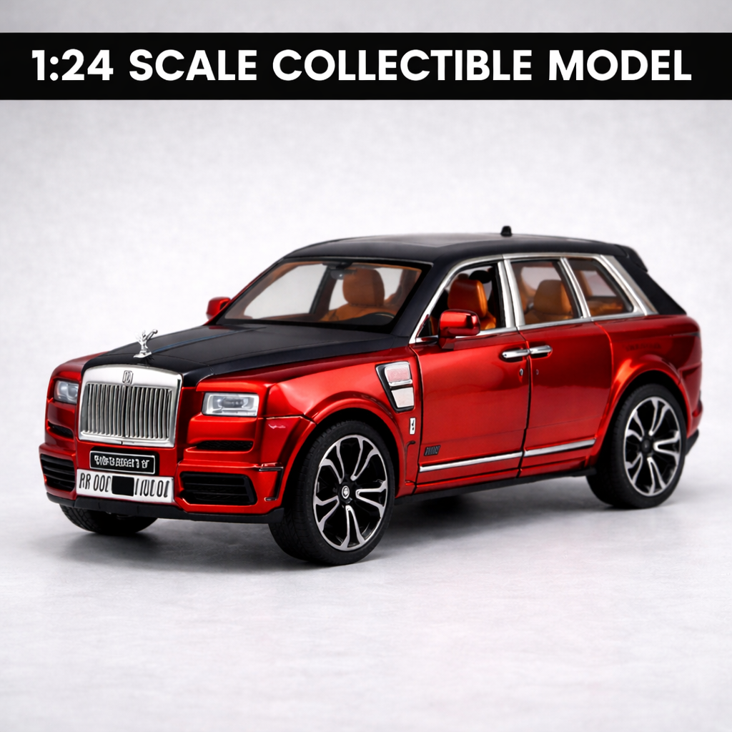 Rolls-Royce Cullinan 1:24 Diecast Model – Premium Metal Body