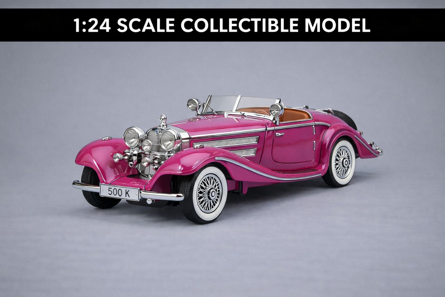 Mercedes-Benz 500K Special Roadster – Vintage Excellence 1:24 Scale