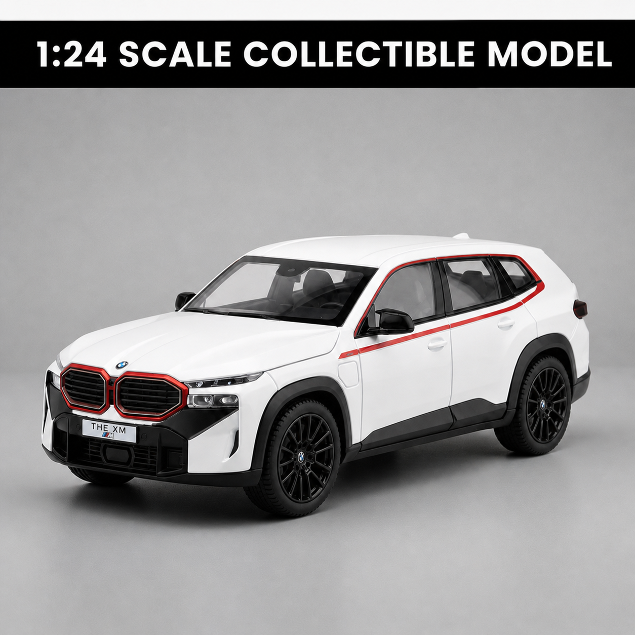BMW XM Precision Metal Model featuring Interactive Lights & Engine Sound – 1:24 Scale