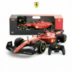 Rastar Authentic Ferrari F1-75 Remote Control Car | 1:12 Scale Formula Racing Model | 2.4GHz
