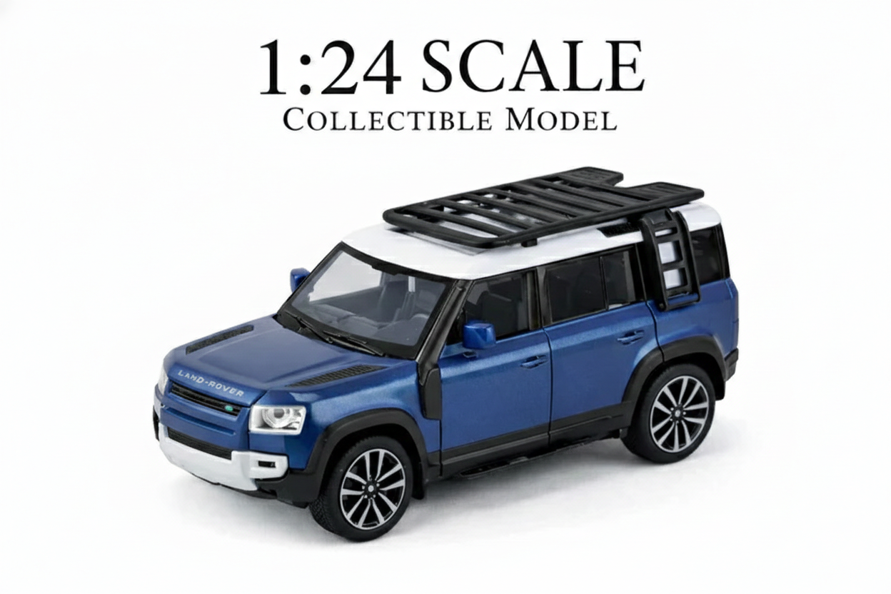 Land Rover Defender 110 Luxury Diecast Car - 1/24 Scale Precision Model