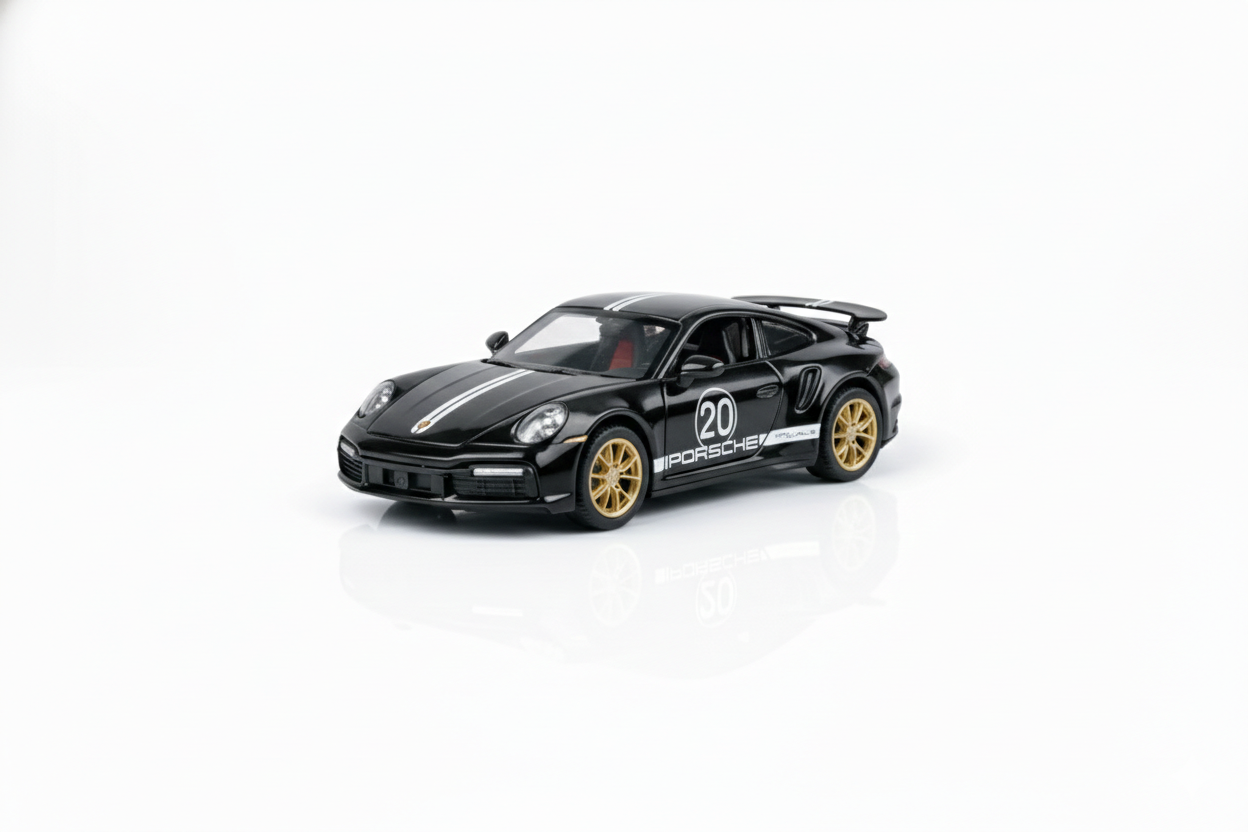 Porsche 911 Turbo S Luxury Diecast Car - 1/32 Scale Miniature