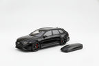 Audi RS6 High-Detail Metal Model with Black Cargo Carrier – 1:32 Scale
