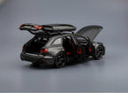 Audi RS6 High-Detail Metal Model with Black Cargo Carrier – 1:32 Scale