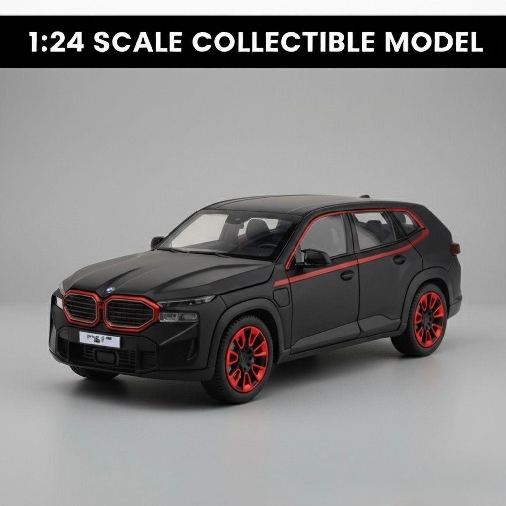 BMW XM Precision Metal Model featuring Interactive Lights & Engine Sound – 1:24 Scale