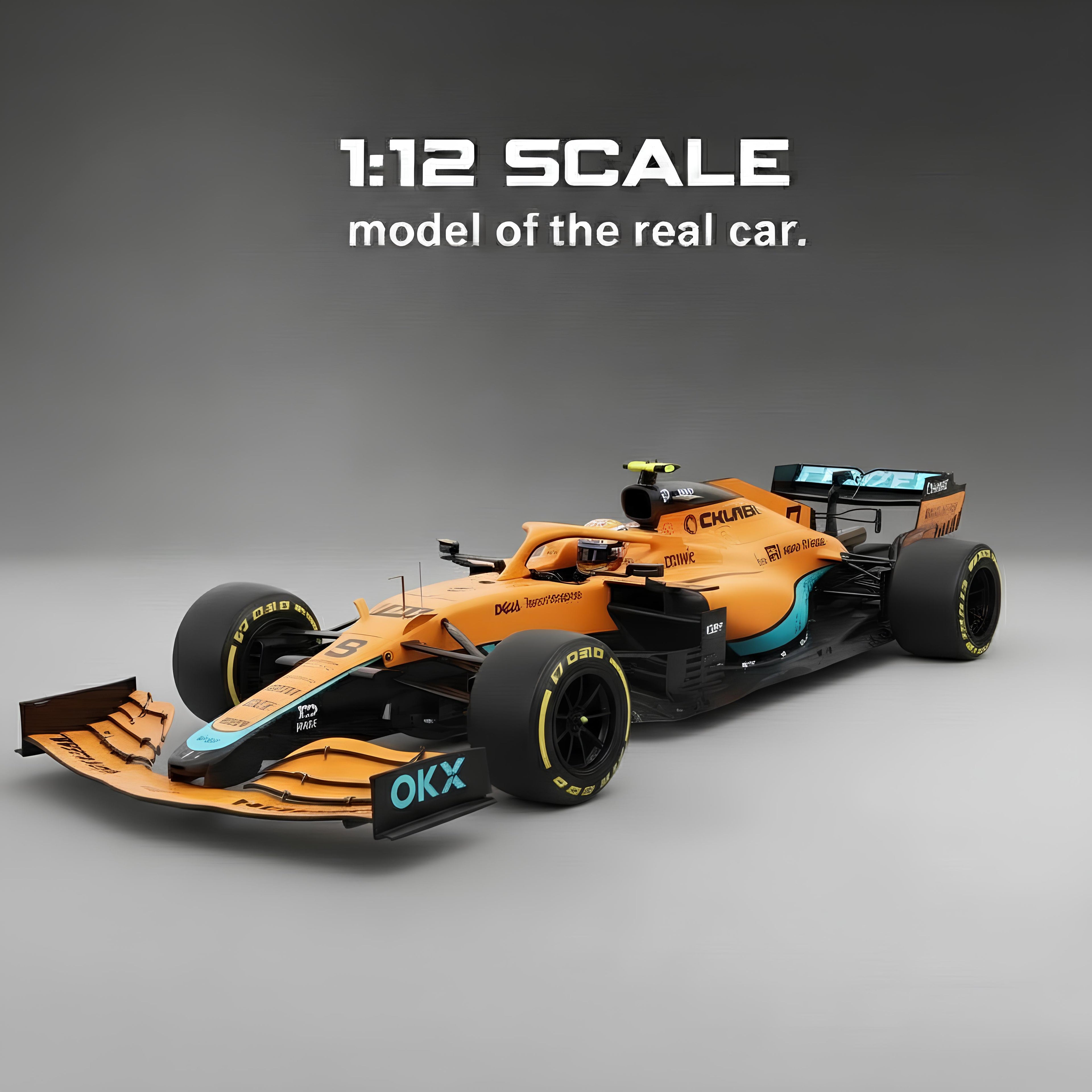 Rastar Authentic McLaren Formula 1 Remote Control Car | 1:12 Scale Formula Racing Model | 2.4GHz