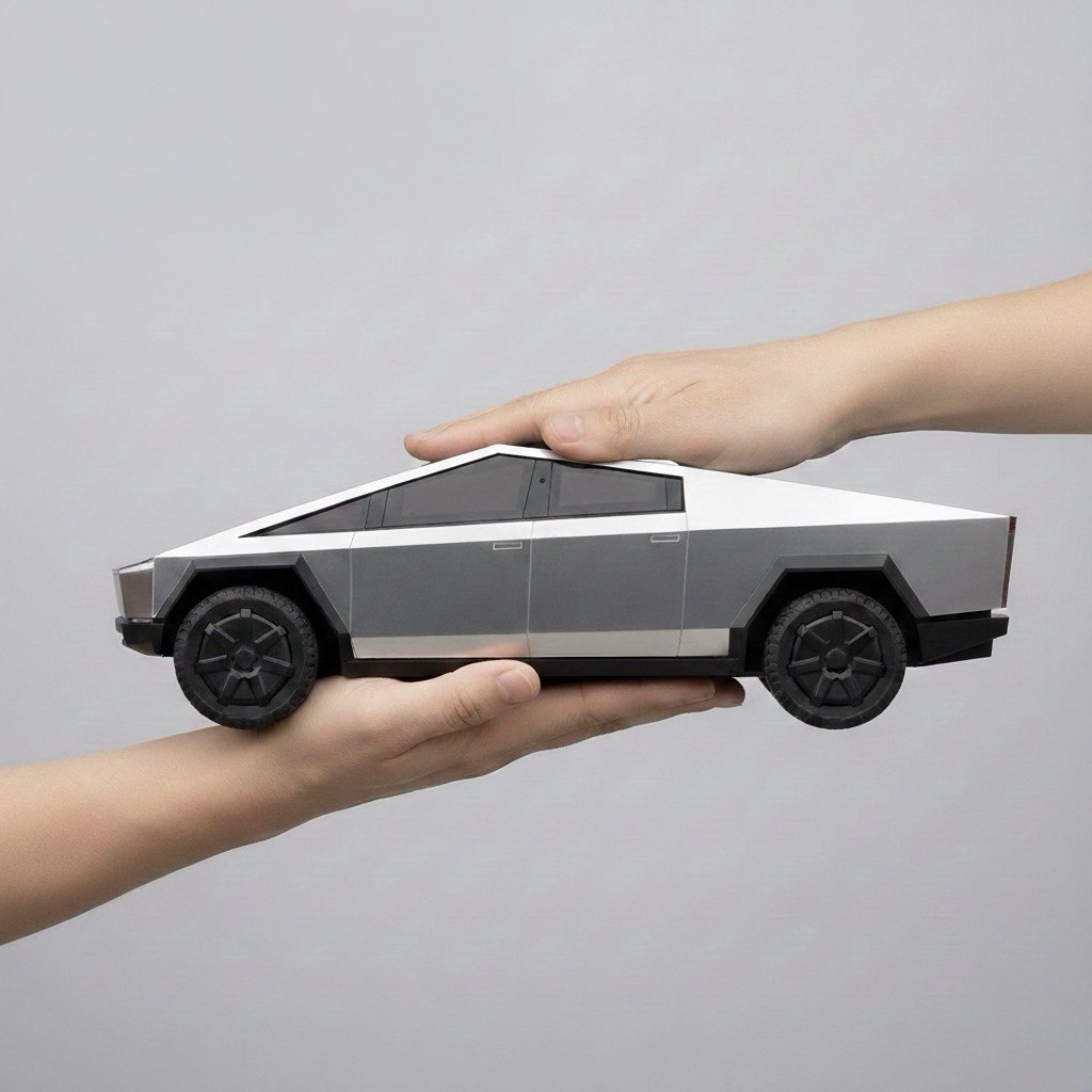 Tesla Cybertruck Remote Control Truck - High Speed 1:18 Scale