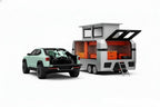 Tesla Cybertruck Pickup & Detachable Camper – High-Detail Metal Series 1:32