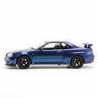 Nissan Skyline R34 Precision Metal Model – 1:24 Scale High-Detail Diecast