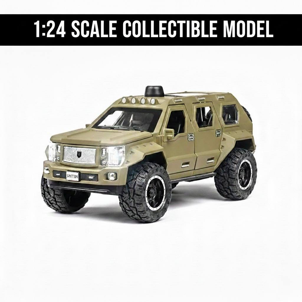 George Patton Special Edition Precision Metal Model – 1:24 Scale High-Detail Diecast