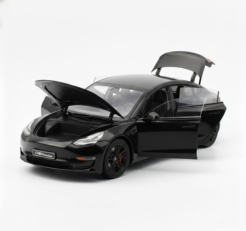 Tesla Model 3 Precision Metal Model – 1:24 Scale