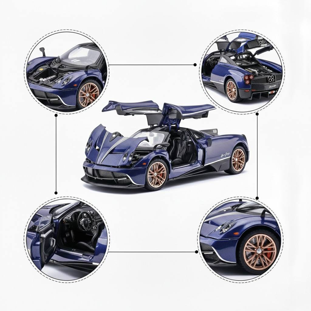 Pagani Huayra Precision Metal Model – 1:32 Scale