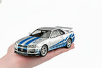 Nissan Skyline R34 Precision Metal Model – 1:24 Scale High-Detail Diecast