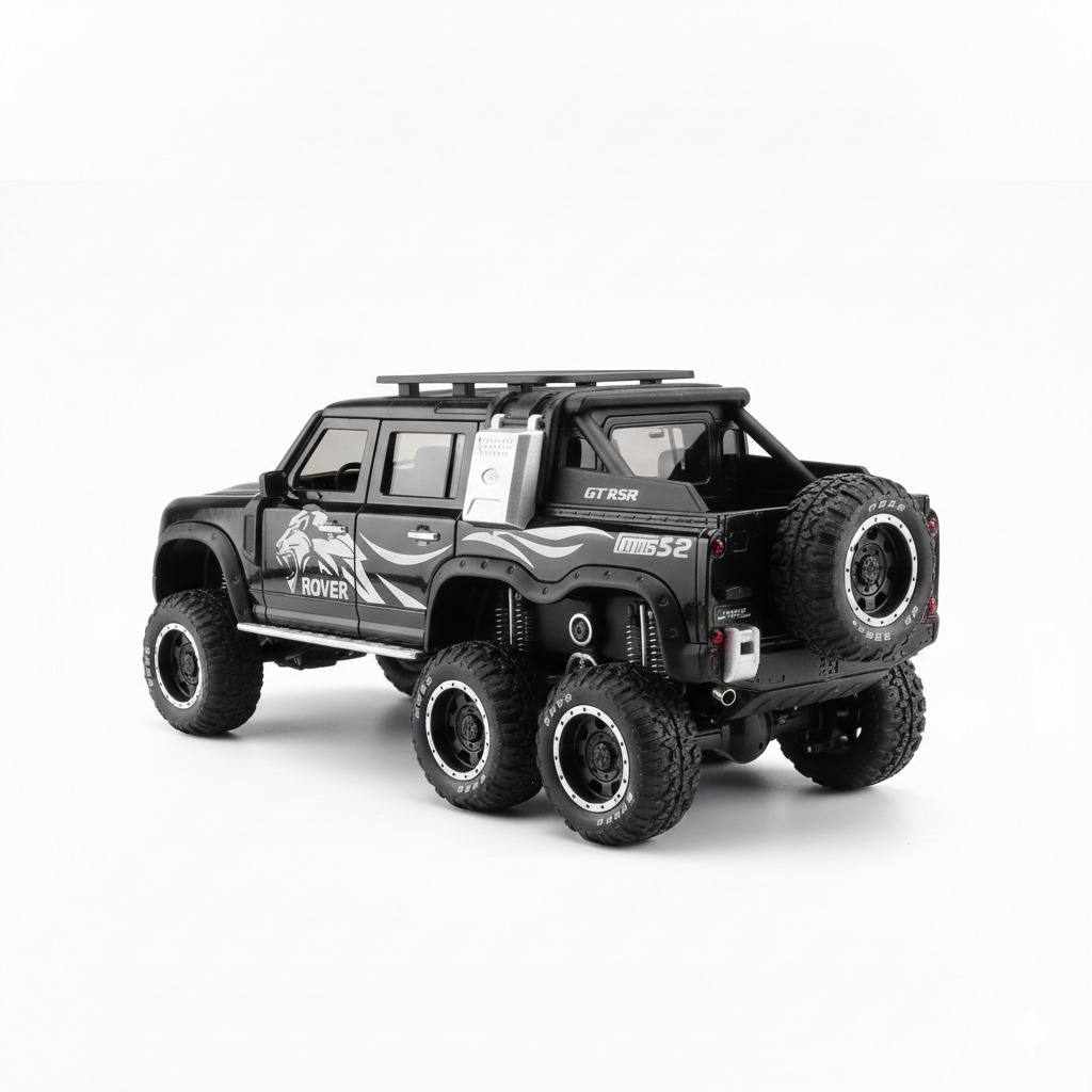 Land Rover Defender 6x6 Precision Metal Model – 1:24 Scale High-Detail Diecast