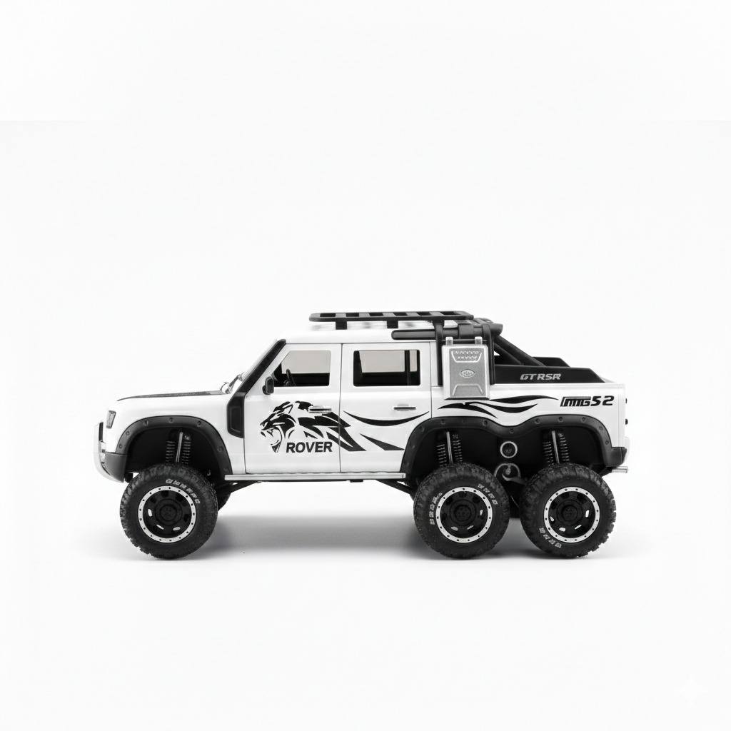 Land Rover Defender 6x6 Precision Metal Model – 1:24 Scale High-Detail Diecast