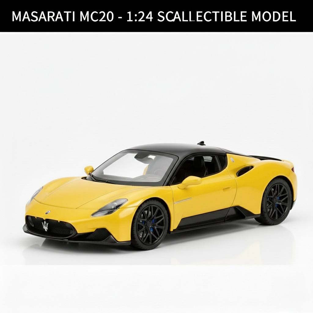 Maserati MC20 Precision Metal Model – 1:24 Scale High-Detail Diecast