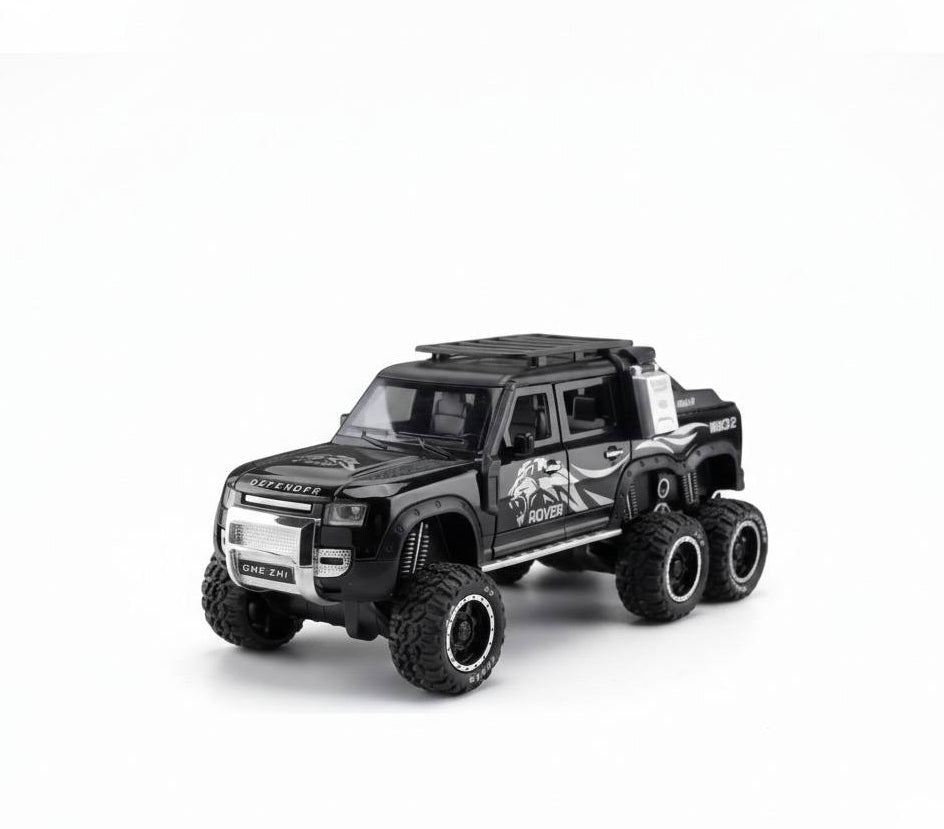 Land Rover Defender 6x6 Precision Metal Model – 1:24 Scale High-Detail Diecast