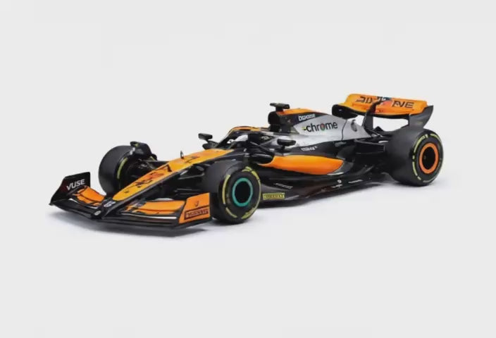 Team MCL60 Diecast – 1:43 Scale | High-Detail Papaya Orange & Anthracite Replica